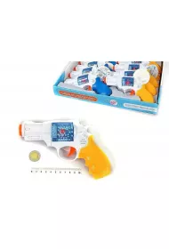 Pistolet �wiat�o i d�wi�k 19x12x4cm Adar
