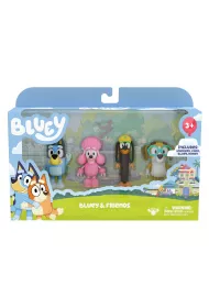 Bluey Figurki 4Pak Przyjaciele