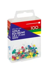Grand Szpilki kolorowe 3,8x15mm 100 szt.