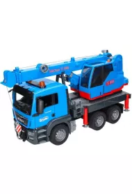 MAN TGS z d�wigiem - niebieski Bruder