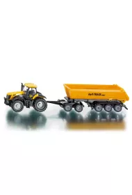 Traktor z w�zkiem i wywrotk� Farmer Siku S1858