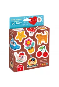 CzuCzu Moje pierwsze puzzle Do pary 15m+ Bright Junior Media