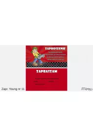 Stamp Zaproszenia Young Ch�opiec wz�r nr 11 10 szt.