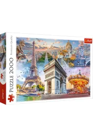Puzzle 2000 el. Weekend w Pary�u Trefl