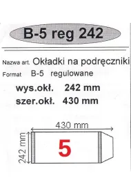 Narnia Ok�adka na podr�cznik B5 regulowana 50 szt.