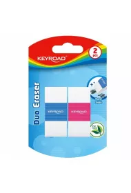 Keyroad Gumka do �cierania dwukolorowa