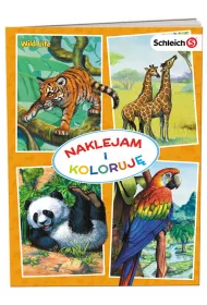 Schleich Wild Life. Naklejam i koloruj�