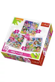 Puzzle 3w1 (20+36+50 el.) Do��cz do naszej zabawy Trefl