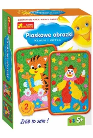 Piaskowe obrazki Klaun i kotek Ranok-Creative