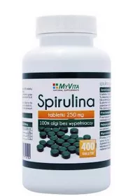 MyVita Spirulina - suplement diety 400 tab.