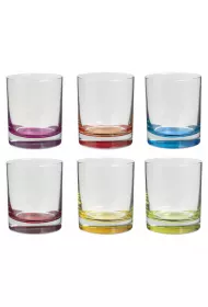 Secret de Gourmet Komplet kolorowych szklanek 6 x 300 ml