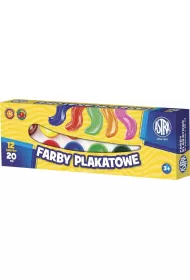 Astra Farby plakatowe szkolne 12 x 20 ml