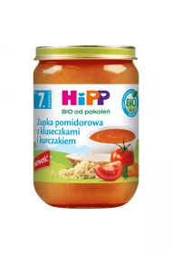 Hipp Zupka pomidorowa z kluseczkami i kurczakiem po 7. miesicu 190 g Bio