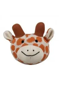Pi�ka we�niana z grzechotk� �yrafa Barbo Toys
