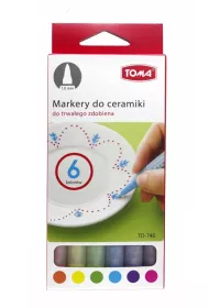 Toma Marker do ceramiki 6 kolorw
