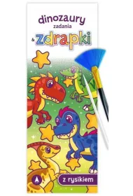 Wydrapywanka 80X215 Dinozaury. Zadania & zdrapki SKRZAT 074888