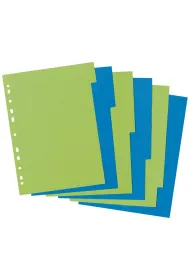 Herlitz Przek�adki A4 kartonowe 6 cz. Greenline