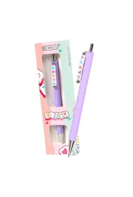 Cresco D�ugopis Block z koralikami HAPPY w etui fioletowy