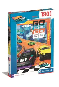 Puzzle 104 el. SuperColor. Hot Wheels Clementoni