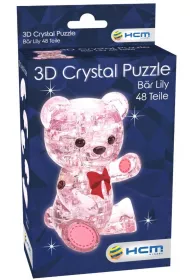 Puzzle 3D 48 el. Crystal Mi� Lily r�owy Bard Centrum Gier