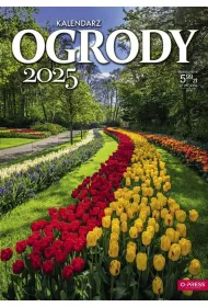 Kalendarz 2025 cienny A4 Ogrody