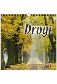 Kalendarz 2027 wieloplanszowy 33x33cm Drogi