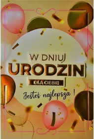 Yeku Karnet Urodziny damskie