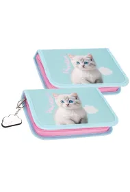 Pi�rnik 1zamek 2klapki bez wyposa�enia Cuties Kitty STARPAK 550991