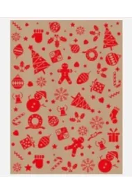 Canpol Torba �wi�teczna papierowa kraft TKB-30S (26,4x32,4x13,7cm) mix