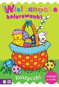Wielkanocne kolorowanki. Koszyczki