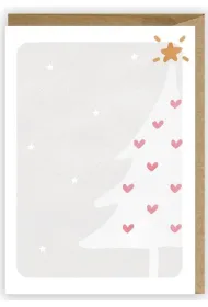 Cardie Kartka Bo�e Narodzenie Pastelowa choinka + eko koperta