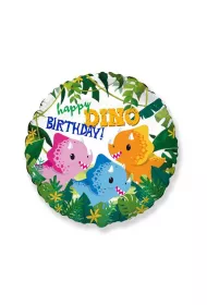 Flexmetal Balon foliowy Happy Birthday - Dino