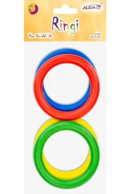 Aliga Ringi drewniane 7,5cm 4 szt