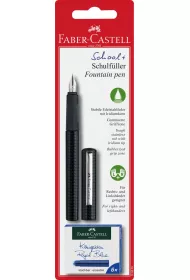 Faber-Castell Piro wieczne szkolne Carbon Look + 6 naboi