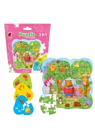 Puzzle w saszetce 49 el. Magiczny las + mini gra Roter Kafer