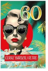 Karnet B6 60 Urodziny damskie vintage