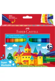 Faber-Castell Flamastry Jumbo Zamek 24 kolory 24 szt.