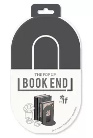 If Book End Podprka pod ksiki ciemny szary