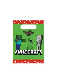 Procos Torebki papierowe Minecraft 4 szt