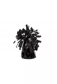 PartyDeco Ci�arek do balon�w foliowy czarny 4 szt.