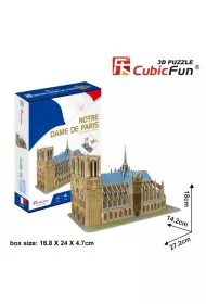 Puzzle 3D 53 el. Katedra Notre Dame Cubic Fun