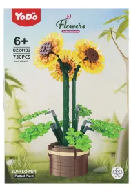Klocki konstrukcyjne Kwiaty 730 szt. MEGA CREATIVE 567500