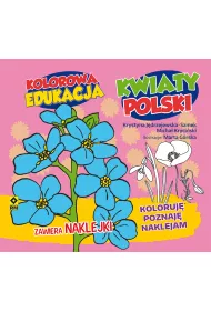 Kolorowanka edukacja kwiaty polski