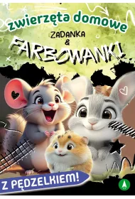 Ksi��ka edu. B5 Zwierz�ta domowe. Zadanka & farbowanki  P�DZELEK SKRZAT 980737