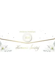 Armin Style KARNET KOMUNIA 100X260 Z KOP AS LUX-208 FOL