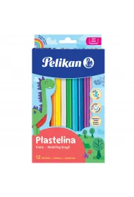 Plastelina Pelikan 200gr 12 kolor�w Pelikan