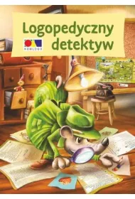 Pakiet Logopedyczny Detektyw: Wiersze i opowiadania, �wiczenia rozwijaj�ce my�lenie i mow� dziecka, krzy��wki, plakaty, etykiety, figurka szczurka Jurka, lupa