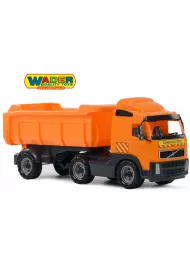 Wywrotka VOLVO. Ci�ar�wka z naczep� w siatce Polesie