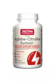 Jarrow Formulas Arginine-Citrulline Sustain Suplement diety 120 tab.