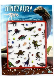 Dinozaury. Ksi��eczka z wypuk�ymi naklejkami